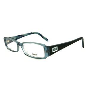 Fendi Rectangle Women Blue Acetate Frame